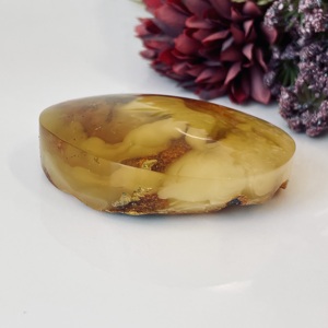 Piedra de Ámbar Báltico Natural, Ámbar Pulido para Joyería con Efecto Niebla - Product Image 2