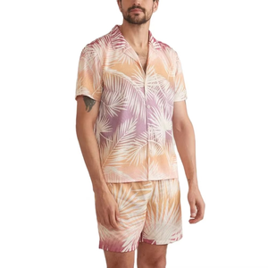 Short respirant anti-rétrécissement en polyester 100% personnalisé pour hommes, nouveauté, vêtements décontractés solides, vente en gros de tissu tricoté personnalisable - Product Image 5