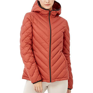 Nouvelle Veste d'Hiver Matelassée Légère et Isolante, Respirante, Imperméable, à Capuche, Personnalisable en Gros pour 2026 - Product Image 1