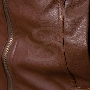 Chaqueta de Cuero para Hombre Otoño Invierno, Chaqueta de Cuero para Hombre de la Mejor Calidad, Chaqueta de Invierno de Cuero Genuino para Hombre - Product Image 5