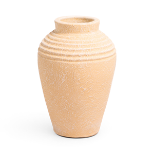 Vase de table en céramique fait main, poterie rustique en terre cuite pour la décoration intérieure - Product Image 1