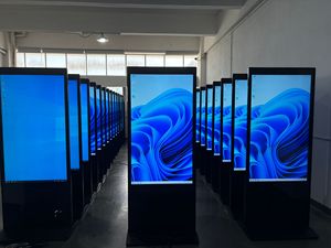 Aiyos siêu mỏng màn hình cảm ứng Totem: Wifi & <span class=keywords><strong>Bluetooth</strong></span> kích hoạt LCD kiosk với biểu tượng tùy chỉnh - Product Image 4