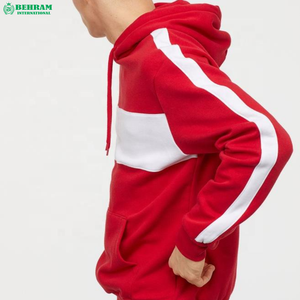 Regular Fit Heavyweight 70% Cotton 30% Recycled Polyester Fleece & Two penal Pullover Hoodies pour hommes - Product Image 3