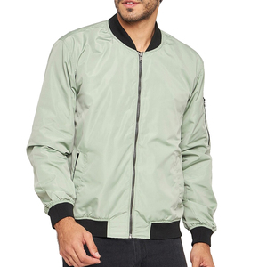 Nueva llegada 2025 chaquetas de bombardero para hombre de lona fina con cuello levantado bolsillo nuevo estilo gran oferta chaqueta de invierno para hombre - Product Image 1