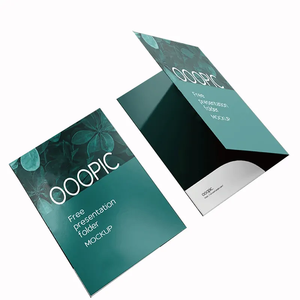 <strong>Folders</strong> Custom Logo Enterprise Product Introduction File <strong>A4</strong> Paper <strong>Folder</strong> With Pocket Customize Presentation <strong>Folders</strong> - Product Image 2