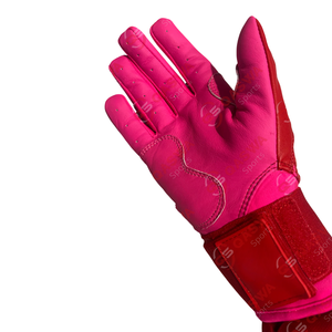 Joueurs d'équipe professionnels Gants de frappe de baseball Meilleure qualité Gants de sport en cuir à longue manchette - Product Image 3