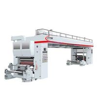 Machine de laminage à sec automatique pneumatique mécanique Mohindra pour adhésifs solvants, 450 mètres/minute, 50 pouces, PET BOPP CPP multicouche