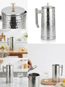 เหยือกสแตนเลสสำหรับใช้ในชีวิตประจำวัน ออกแบบมาเพื่อใช้เสิร์ฟน้ำ น้ำผลไม้ เครื่องดื่ม ปลอดภัยสำหรับเครื่องล้างจาน เป็นมิตรกับสิ่งแวดล้อม เหมาะสำหรับพื้นที่รับประทานอาหาร - Product Image 6