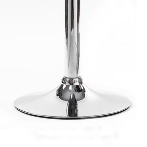 MF090 Contemporary Swivel <b>Bar</b> <b>Stool</b> Simple Design with Height <b>Adjustment</b> and Backrest PU Material Stainless Steel Frame - Product Image 5