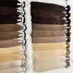 Venta al por mayor a granel de alta calidad 12A Fuente Virgen Trama de trenzado recto Paquetes Vietnam Remi Extensiones de cabello Onda natural Cabello teñido - Product Image 3