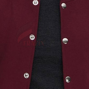 2025 High Quality 100% Cotton Customized Logo Printed Breathable <b>Letter</b> <b>Men</b> <b>Jackets</b> with Stand Collar Low MOQ - Product Image 6