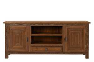 <b>Media</b> Console Sideboard Hand-carved Solid Wood with <b>Storage</b> Space Modern Design for Living and Bedroom - Product Image 6
