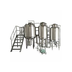 Réservoir de fabrication de sirop de sucre en acier inoxydable hygiénique, moteur multi-tension (220V-500V), garantie de 2 ans pour le dissolvant et le chauffage - Product Image 4