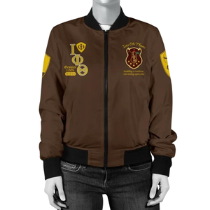 Chaqueta de Satén Iota Phi Theta 1963, Estilo Universitario, Bordada, Tipo Bomber, Satén Brillante de Primera Calidad - Product Image 5