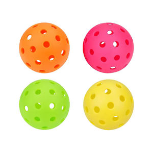 Balles de pickleball d'extérieur écologiques de 74 mm à 40 trous, logo personnalisé, sport vert, approuvé par l'USAPA - Product Image 2