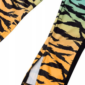 Survêtement d'extérieur en tissu original avec logo personnalisé 100% pour hommes vente en gros à bas prix Survêtement de gym en nylon uni à coupe ajustée pour hommes - Product Image 5