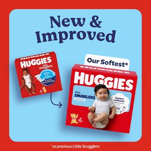 Pañales Huggies Talla Recién Nacido, Pañales para Bebé Little Snugglers, Talla Recién Nacido (hasta 4.5 kg), 84 Unidades - Product Image 3