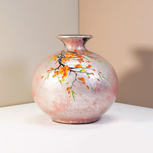 Elegantes jarrones lacados de flores para la decoración de la habitación precio barato jarrón lacado personalización aceptada - Product Image 1