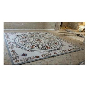 Inlay Work Stone Craft Mármol Calidad Grado Templo Pisos Piedra natural Losas de mármol al costo más bajo - Product Image 4