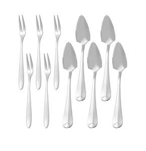 ช้อนคนเกรปฟรุตสแตนเลสแบบหยักครึ่งช้อนช้อนตักผลไม้ส้มช้อนคนกาแฟโลหะออกแบบโลโก้ได้ตามต้องการ - Product Image 2