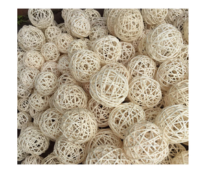 Bola de ratán de sauce, accesorios decorativos para fiesta, boda, aromaterapia, Bola de ratán hecha a mano, Bola de ratán ecológica Natural - Product Image 2