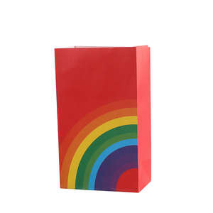 Wholesale Handmade Embossed Coated Paper Handbag Shape Zipper Top Holiday Gift Packaging <b>Bags</b> - Product Image 6