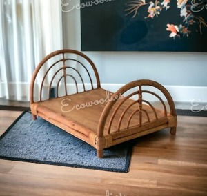 Meilleur prix nouveau-né photographie accessoires Studio décoration lit en bois massif bébé détachable bébé lit en bois massif - Product Image 6