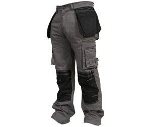 Pantalones de Trabajo de Seguridad Recién Llegados, Tela de Pana, Diseño Recto con Bordado, Cintura Media, 100% Algodón, Precios de Fábrica - Product Image 1