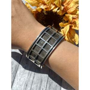 Vintage Navajo Handmade Sterling <b>Silver</b> <b>Cuff</b> <b>Bracelet</b> Elegant Fashion Accessory - Product Image 2