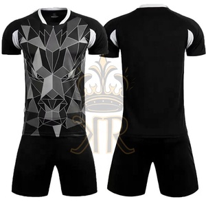 Camisetas de Fútbol para Adultos, Conjuntos de Uniformes de Fútbol Unisex de Manga Corta, 100% Poliéster Transpirable - Product Image 6