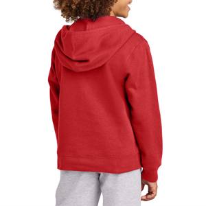 Nouveau personnalisé 100% coton qualité Streetwear vêtements décontracté enfants fermeture éclair sweats à capuche bébé garçon fille enfants plaine blanc fermeture éclair à capuche - Product Image 2