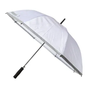 Ombrello Promozionale CreaRain Reflect in RPET, Articolo Sostenibile per Merchandising - Product Image 4