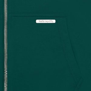 เสื้อฮู้ดซิปผู้ชายแบบกำหนดเอง ผ้าฝ้ายฟลีซ 100% คุณภาพสูง แบรนด์ดัง เสื้อฮู้ดฤดูหนาวสำหรับผู้ชาย พร้อมโลโก้ปัก - Product Image 5