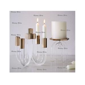 Meilleure vente bougeoir en acrylique bougeoir chauffe-plat de différentes tailles de qualité exclusive pour la fête de mariage - Product Image 2