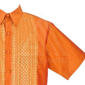 Chemises thaïlandaises pour hommes à séchage rapide fabriquées dans les meilleurs matériaux à vendre en ligne Chemises thaïlandaises teintes en couleur unie de grande taille - Product Image 2