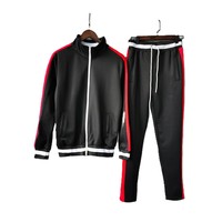 Ensemble deux pièces de sport d'hiver pour homme, grande taille, en molleton respirant 100 % coton, idéal pour la gym et l'entraînement