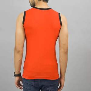 Camisetas sin Mangas para Hombre, Cuello Redondo, 100% Algodón, Transpirables, Tejidas, Casuales, de Secado Rápido, con Logotipo y Diseño de Tela Personalizados - Product Image 3