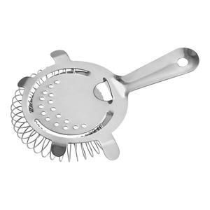 Professional Stainless Steel Hawthorne Cocktail Strainer With <b>Tight</b> Coil Spring Smooth Controlled Pour Essential Bar Tool - Product Image 2
