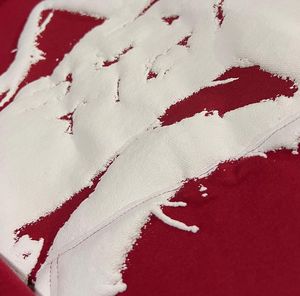 Custom 100% Cotton Distressed Man Fleece Sweatshirt for Men Oversized Hoodie 3D for Puff Print Cut Edge Corpped Pullover for - Product Image 4