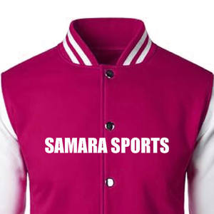 Chaqueta universitaria en blanco personalizada al por mayor, chaqueta de béisbol universitaria de cuero personalizada, chaqueta con letras bordadas - Product Image 4