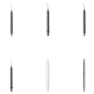 หัวดูดแบบมีหัวฉีด Brauweiler พร้อมปลายโค้ง 21 เกจ ด้ามจับแบบ Mcintyre ทำจากพลาสติก - Product Image 1