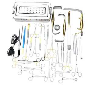 Juego de 38 Instrumentos para Cirugía de Senos, Kit de Herramientas Quirúrgicas Manuales, Instrumentos para Procedimientos de Aumento con Estuche Metálico - Product Image 3