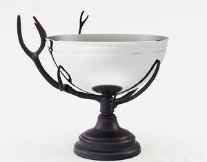 Aluminium Brillant Polonais Décoratif Premium Hot Selling Vintage Bol de Service de Haute Qualité Nouvelle Forme et Nouvelle Arrivée Bol de Service - Product Image 4