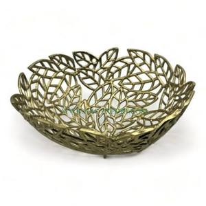 Decoración de mesa martillada pulida y brillante de la mejor calidad, cuencos para servir comida en el hogar, cuencos de cocina con logotipo personalizado de diseñador de flores - Product Image 5