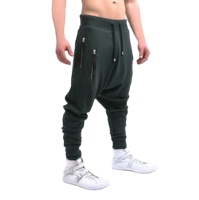 Vente en gros 2025, pantalon de survêtement pour homme, 100% polyester, coupe régulière, taille élastique, entrejambe tombant, respirant, pour l'hiver