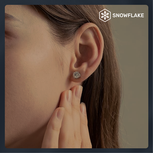 <b>Luminous</b> Luxe Round Moissanite Stud Earrings 0.4-4 Ct Dazzling Jewelry for Women - Product Image 5