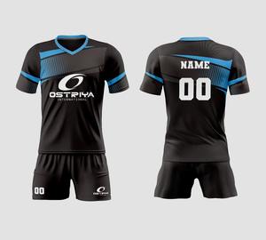 Maillot de football personnalisé à manches courtes imprimé par transfert thermique, tendance 2026, séchage rapide, respirant, unisexe - Product Image 5