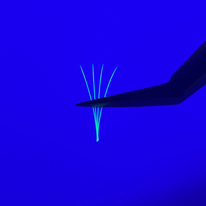 CharmLash Extensions de cils en fibres PBT coréennes effet soie de vison, mixtes UV néon phosphorescentes, en plateaux, boîte d'emballage - Product Image 5