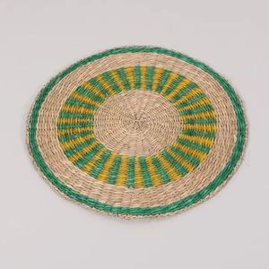 New Product Round Seagrass <b>Placemat</b> for <b>Dining</b> <b>Table</b> <b>Table</b> Decor Kitchenware Seagrass <b>Placemats</b> OEM <b>Placemats</b> From Vietnam - Product Image 2