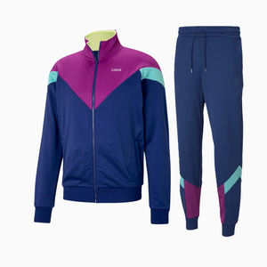 Servicio OEM, Chándal Económico para Hombre, Ropa Casual, Diseño de Bloques de Color, Material Suave y Transpirable, Ajustable - Product Image 1